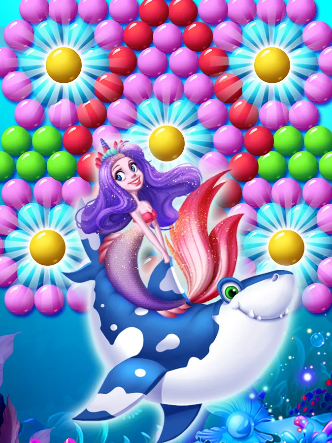 Mermaid Rescue Fish Pop Shoote | Indus Appstore | Screenshot