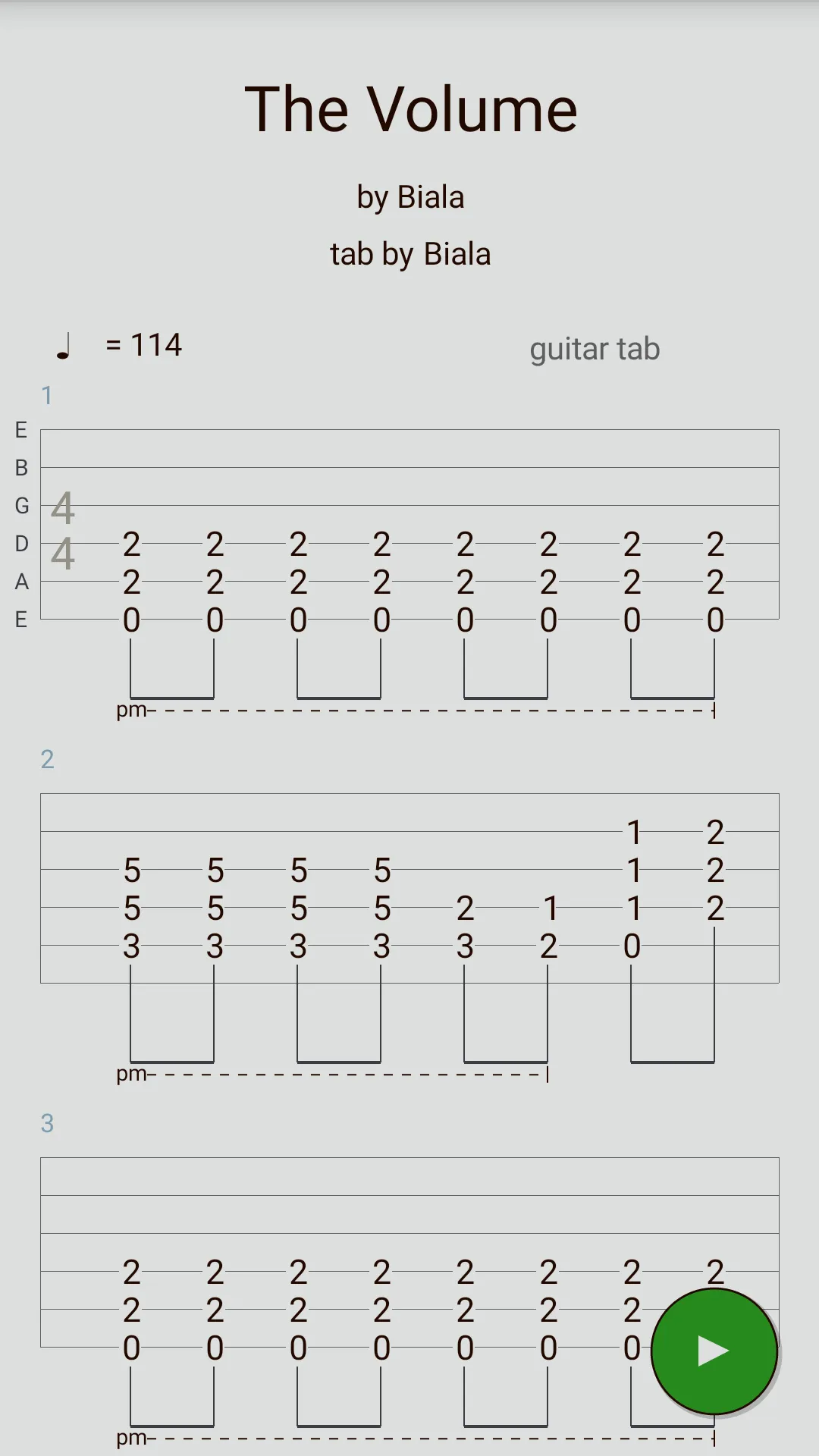 Guitar Tabs X | Indus Appstore | Screenshot