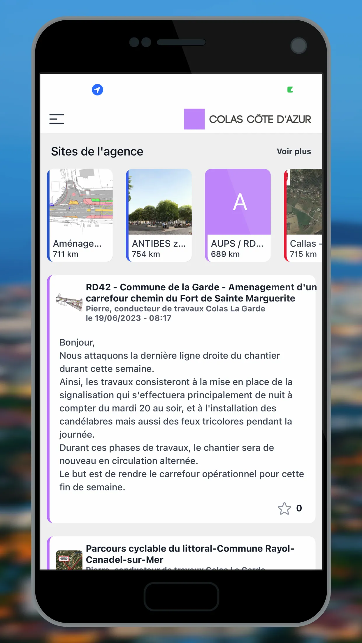 Colas Côte d'Azur | Indus Appstore | Screenshot