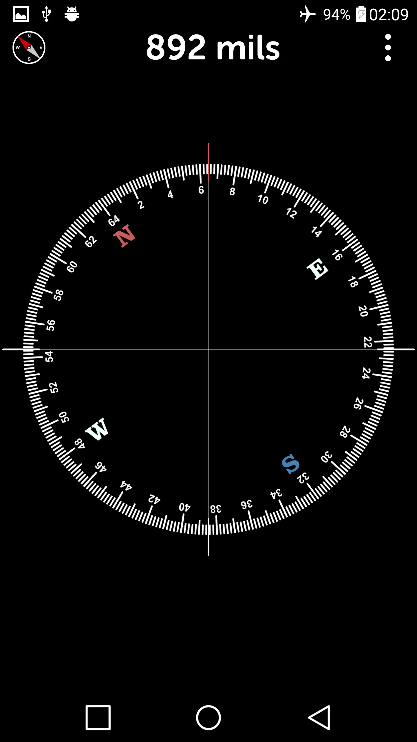 Mil & Grad Compass | Indus Appstore | Screenshot