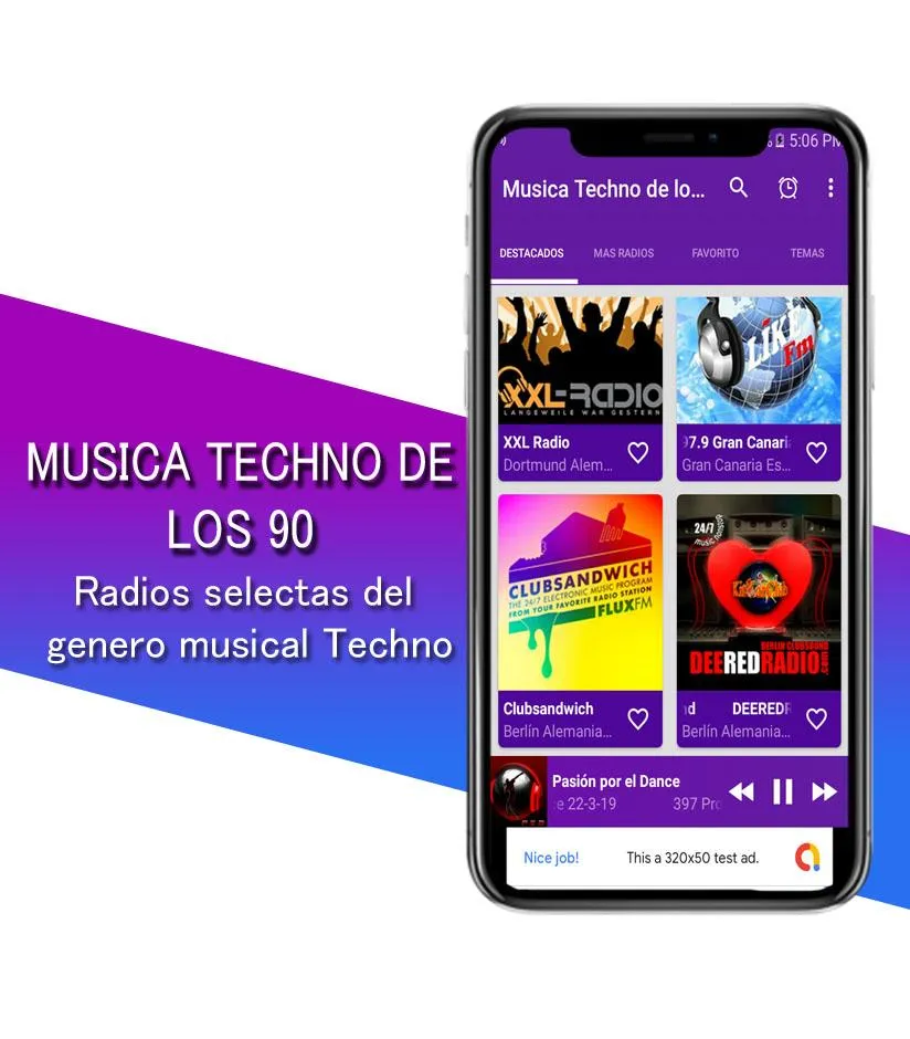 Music Techno delos 90 | Indus Appstore | Screenshot