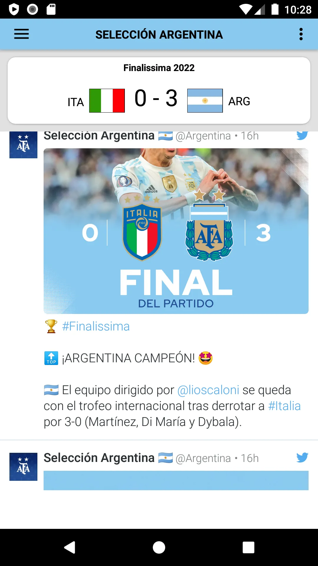 Selección Argentina de fútbol | Indus Appstore | Screenshot