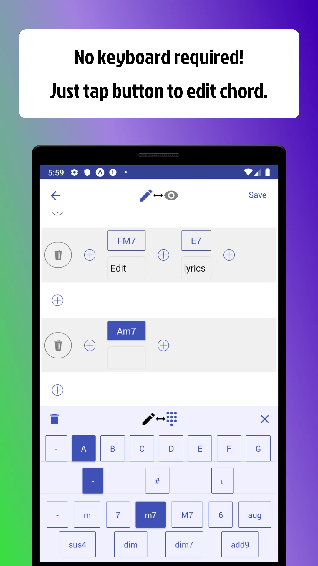 Chord Memos | Indus Appstore | Screenshot