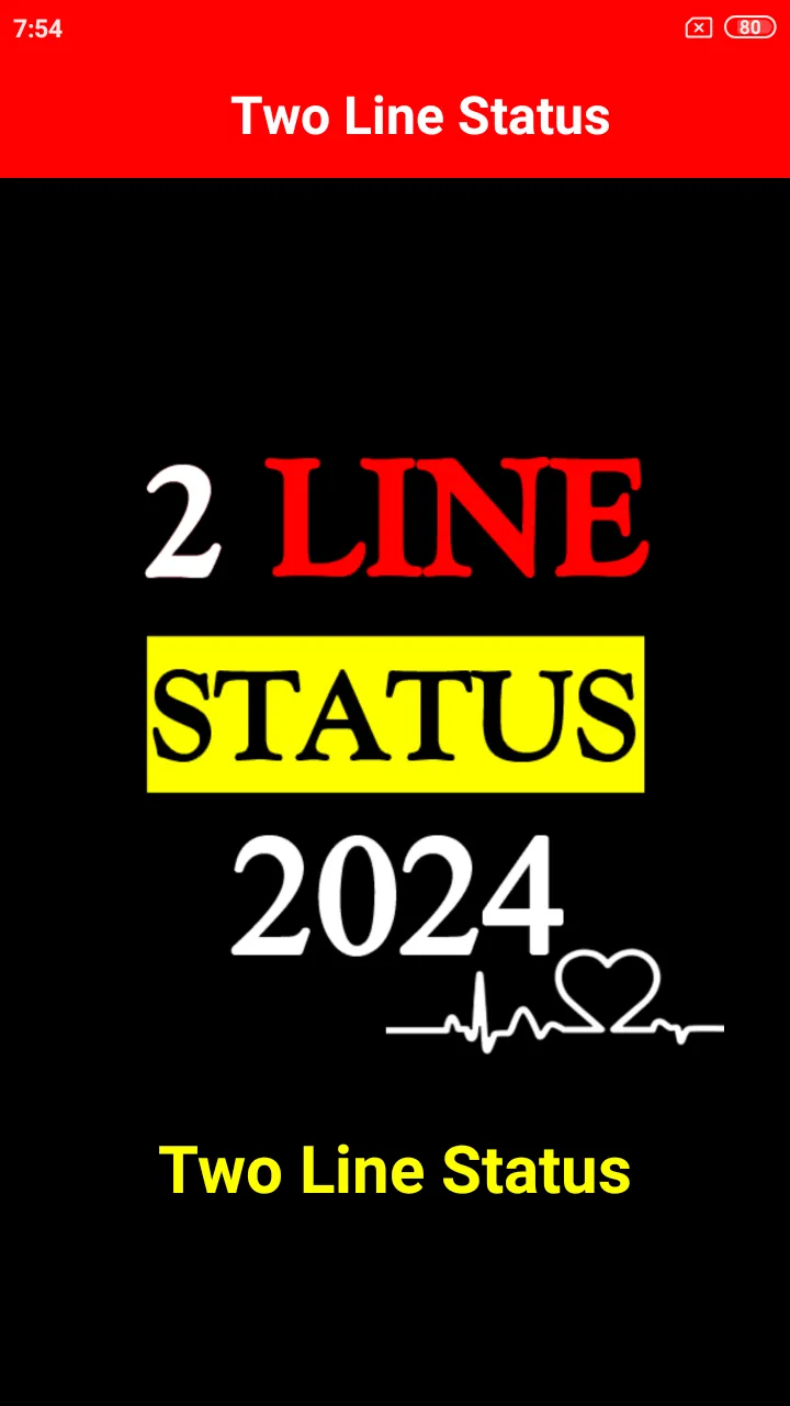 Two Line Status | Indus Appstore | Screenshot