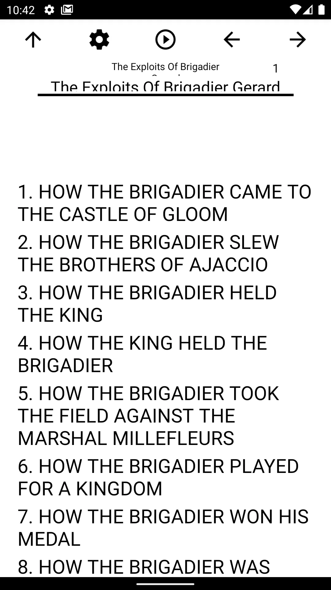 Book, The Exploits Of Brigadie | Indus Appstore | Screenshot