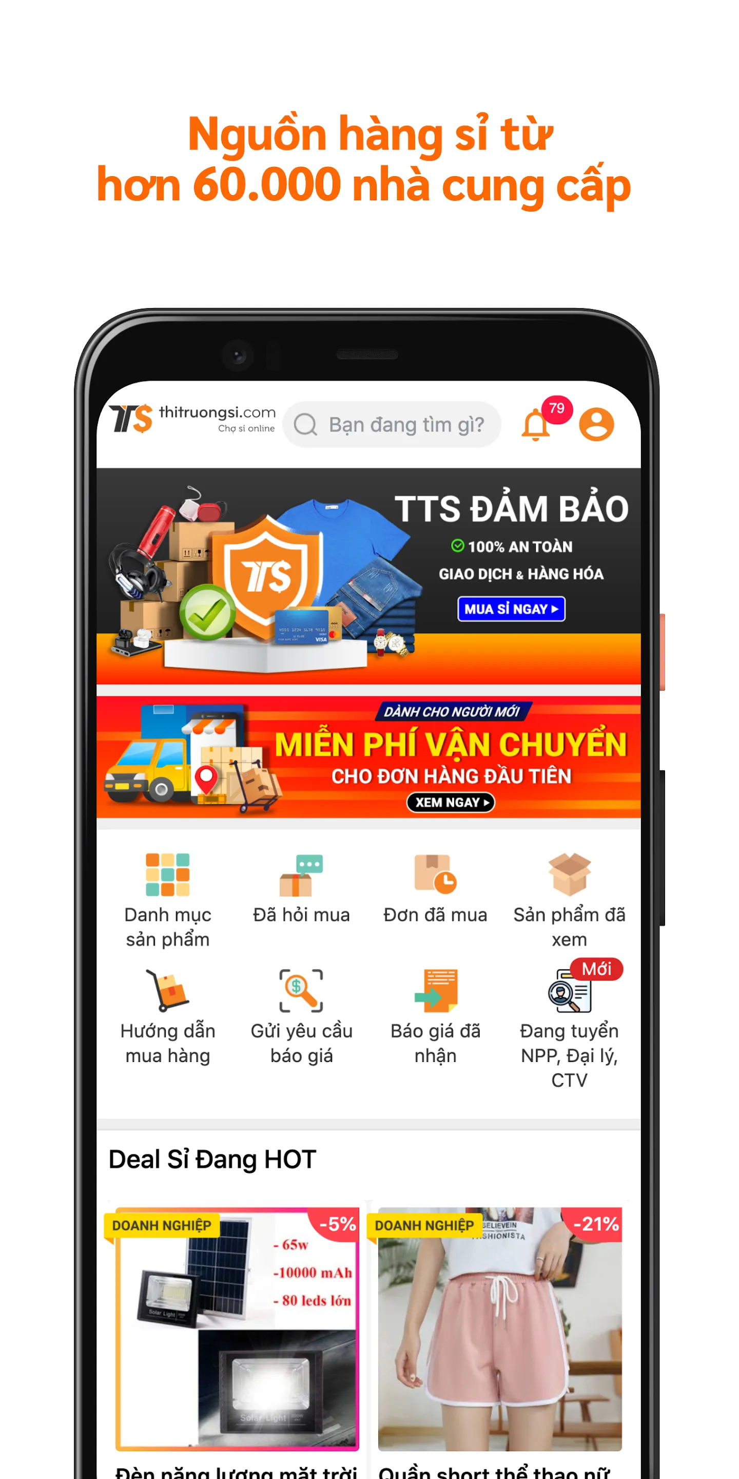 TTS - Vietnam B2B Marketplace | Indus Appstore | Screenshot