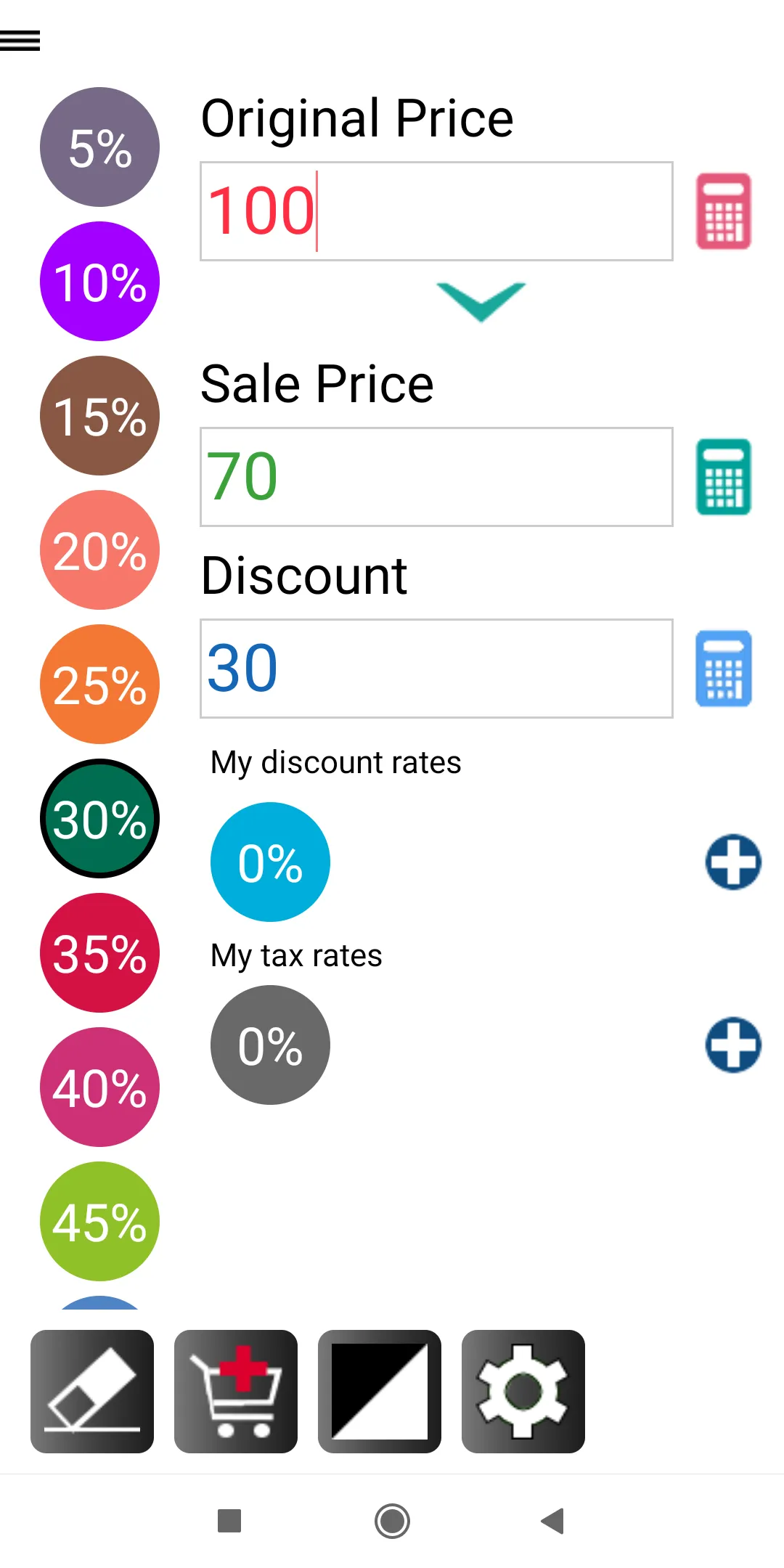 Discount Calculator | Indus Appstore | Screenshot