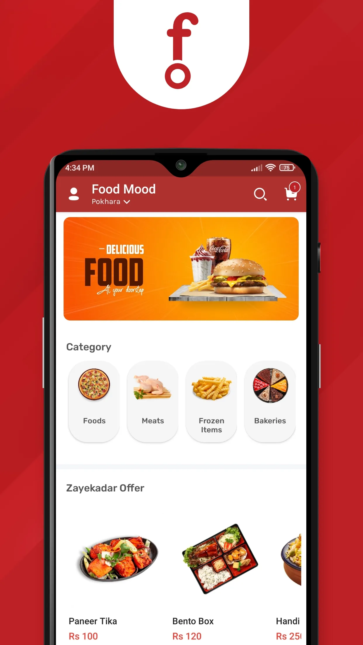 Foodmood Nepal | Indus Appstore | Screenshot