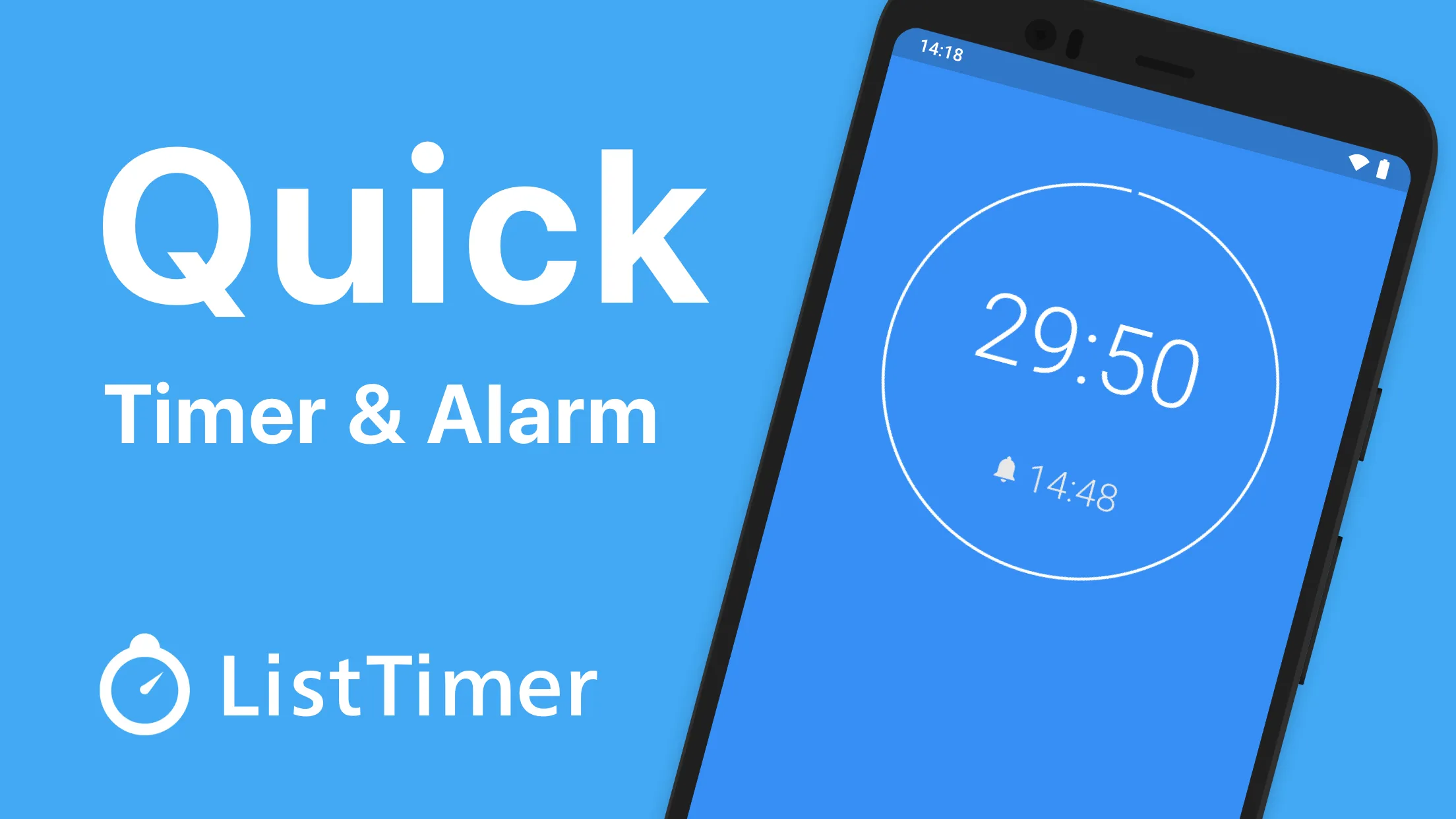 ListTimer Simple Timer & Alarm | Indus Appstore | Screenshot