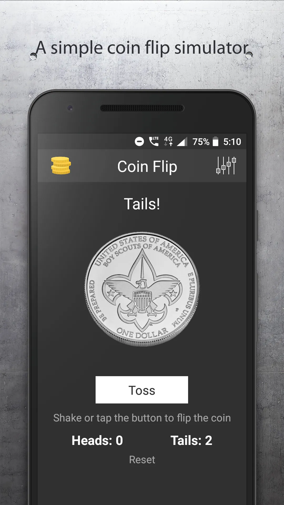 Coin Flip | Indus Appstore | Screenshot