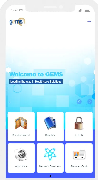 Gems TPA Mobile Application | Indus Appstore | Screenshot