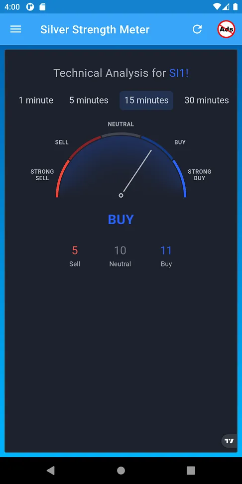 Silver Strength Meter | Indus Appstore | Screenshot