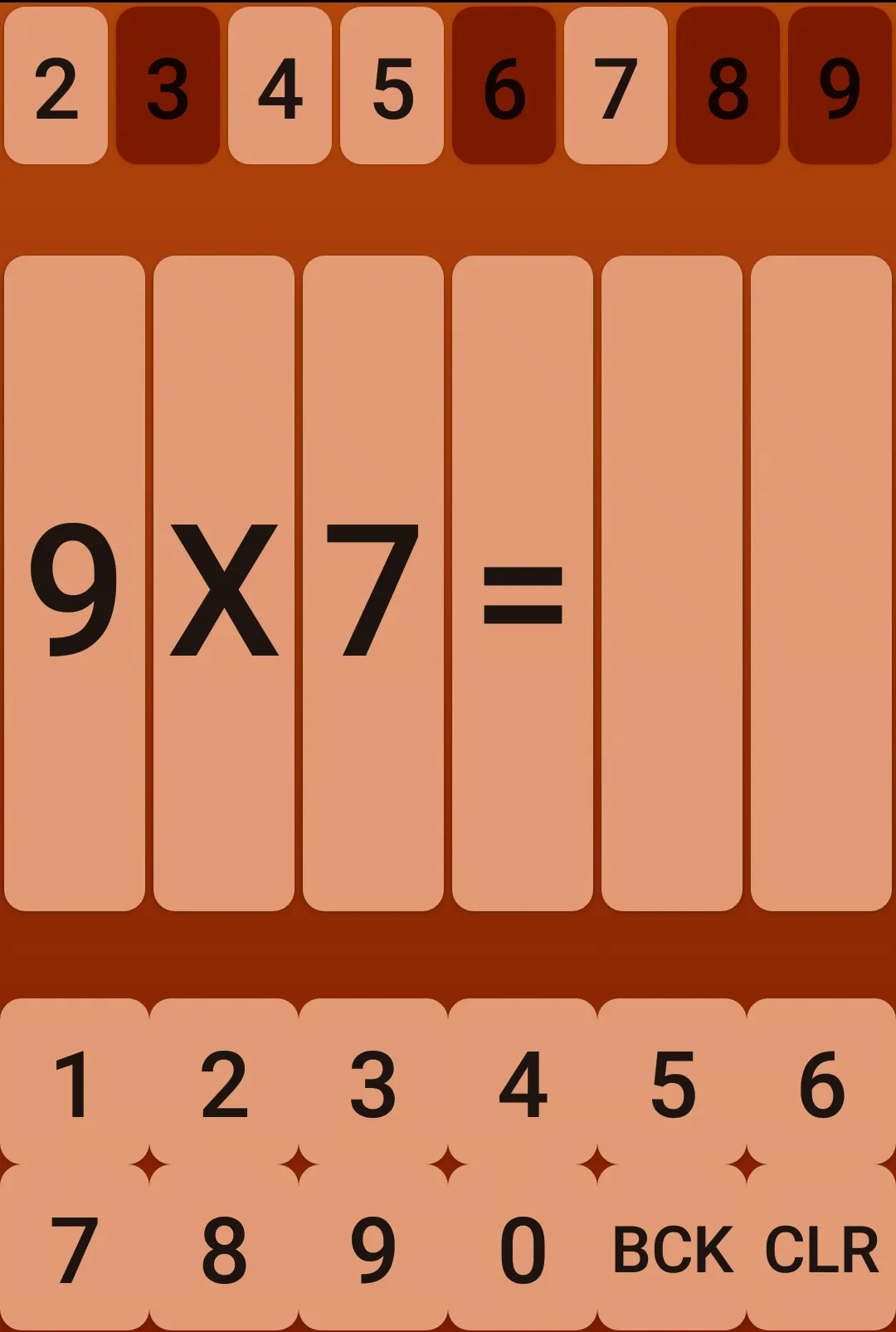 Multiplication Tables | Indus Appstore | Screenshot