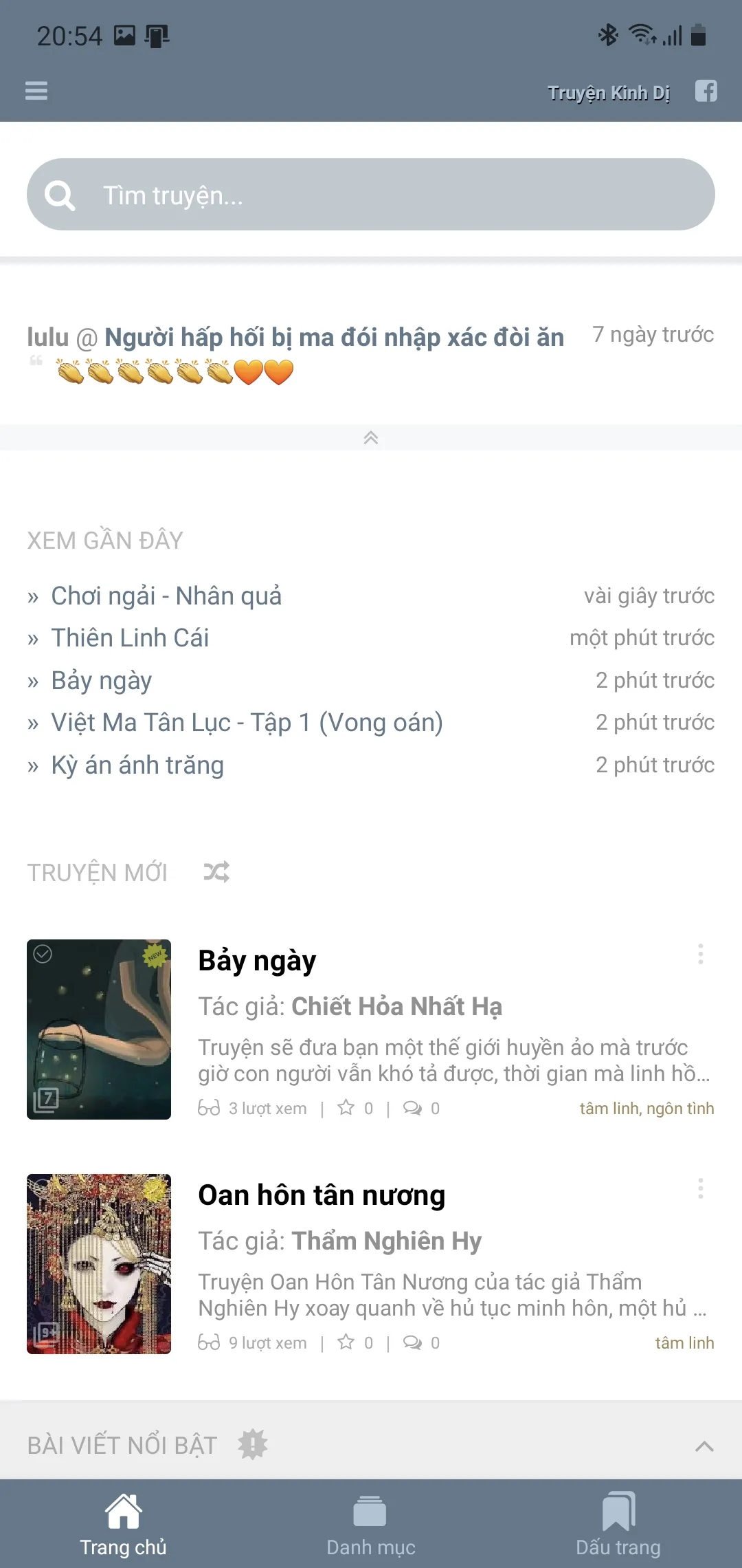 Truyện Kinh Dị (Cộng đồng) | Indus Appstore | Screenshot