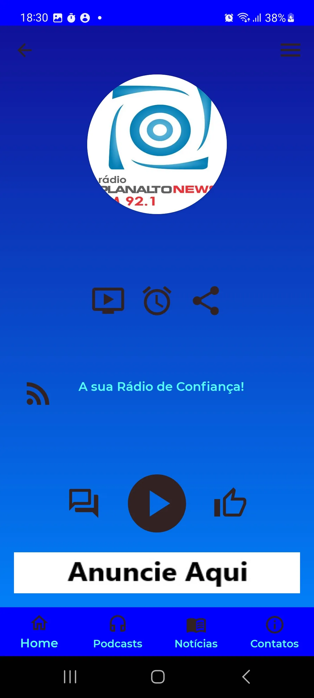 Rádio Planalto News FM | Indus Appstore | Screenshot