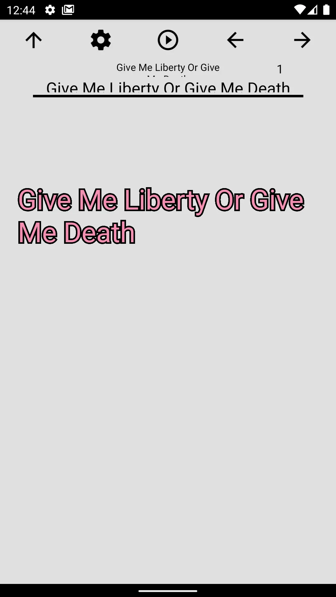 Book, Give Me Liberty Or Give  | Indus Appstore | Screenshot