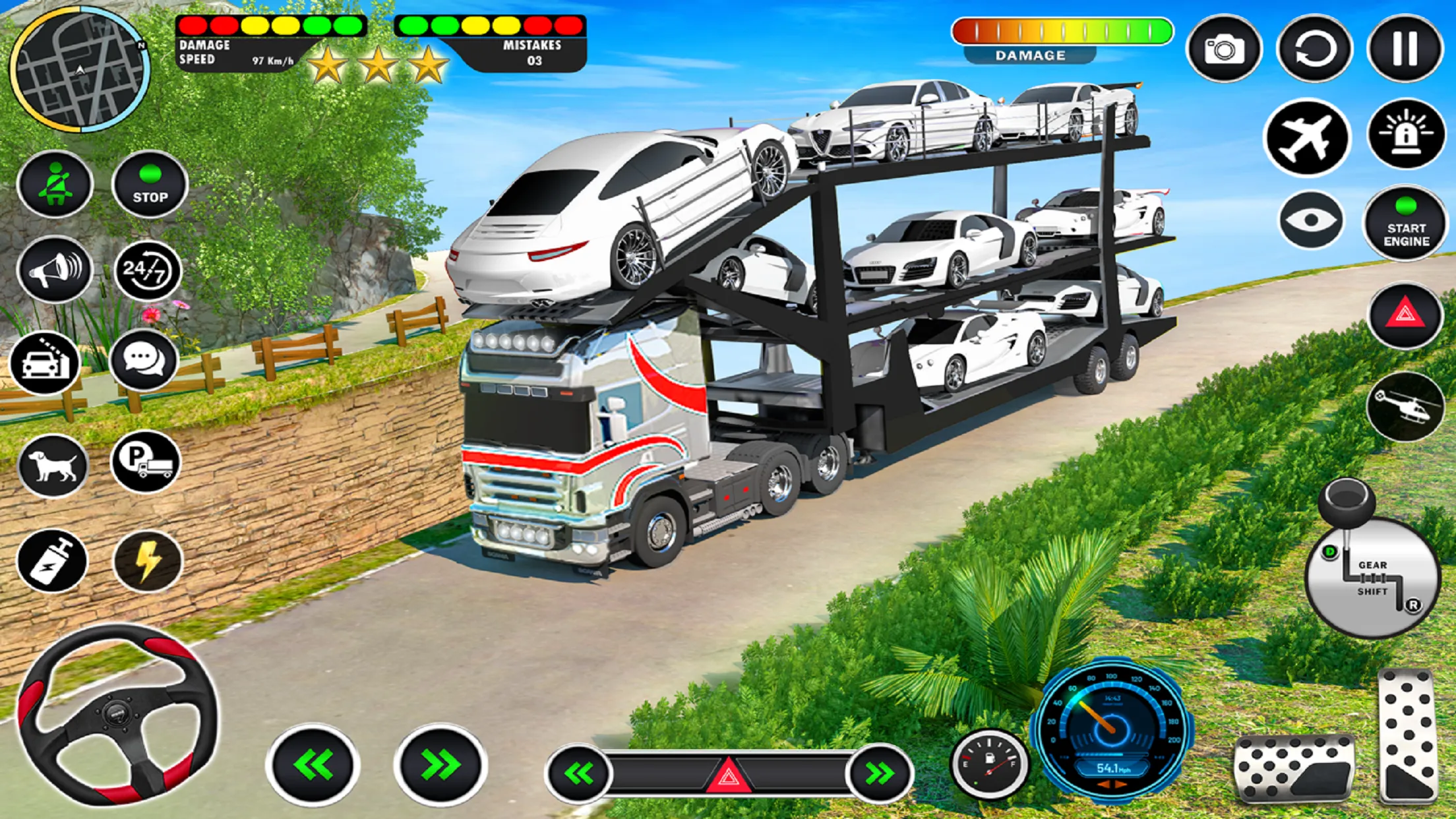 Crazy Truck Transport Car Game | Indus Appstore | Screenshot