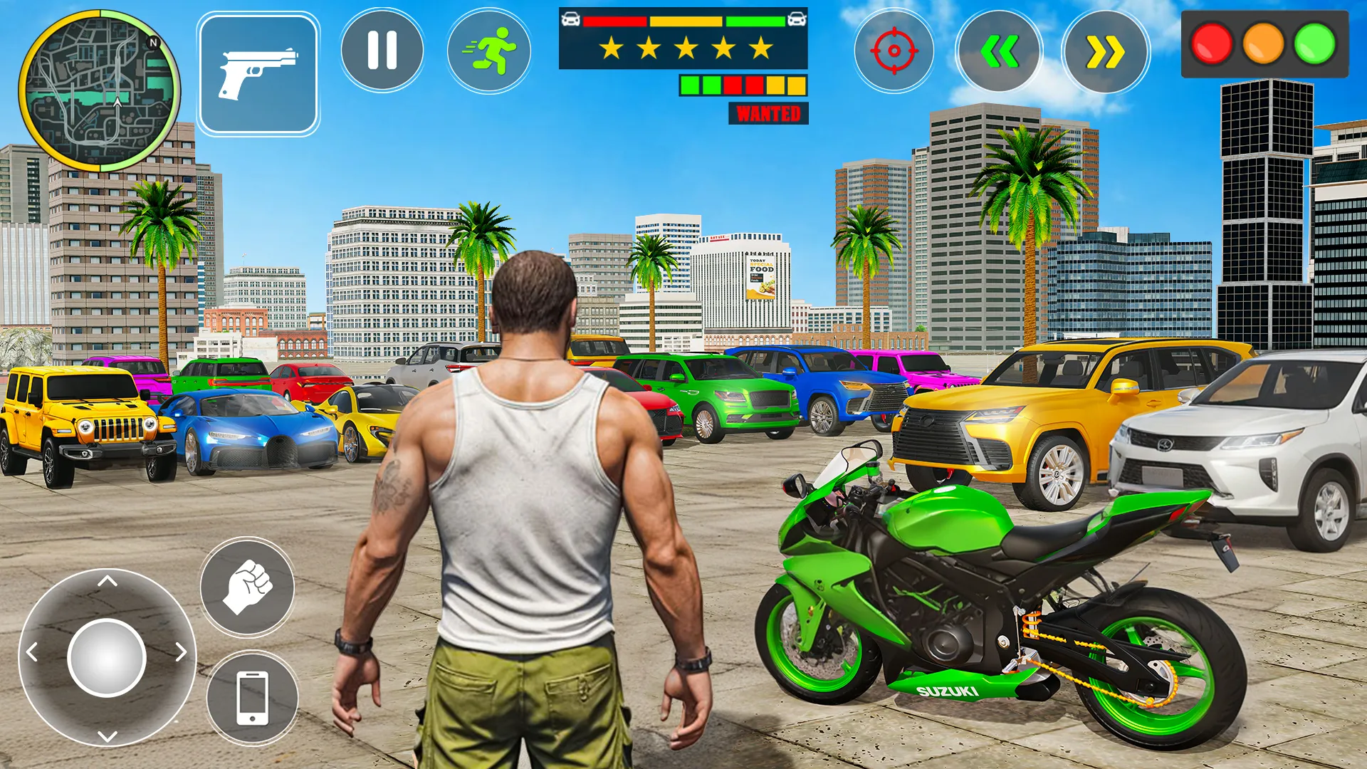 City Gangster Crime Bike Games | Indus Appstore | Screenshot