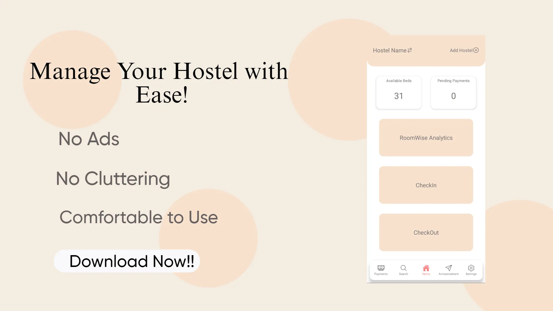 HostelConnect:Pg Managing App | Indus Appstore | Screenshot