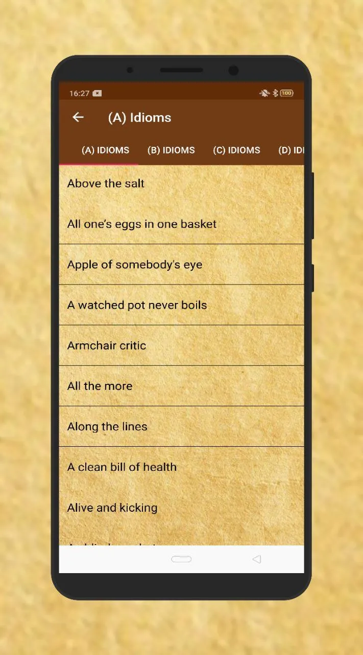 Idioms & Phrases in English | Indus Appstore | Screenshot