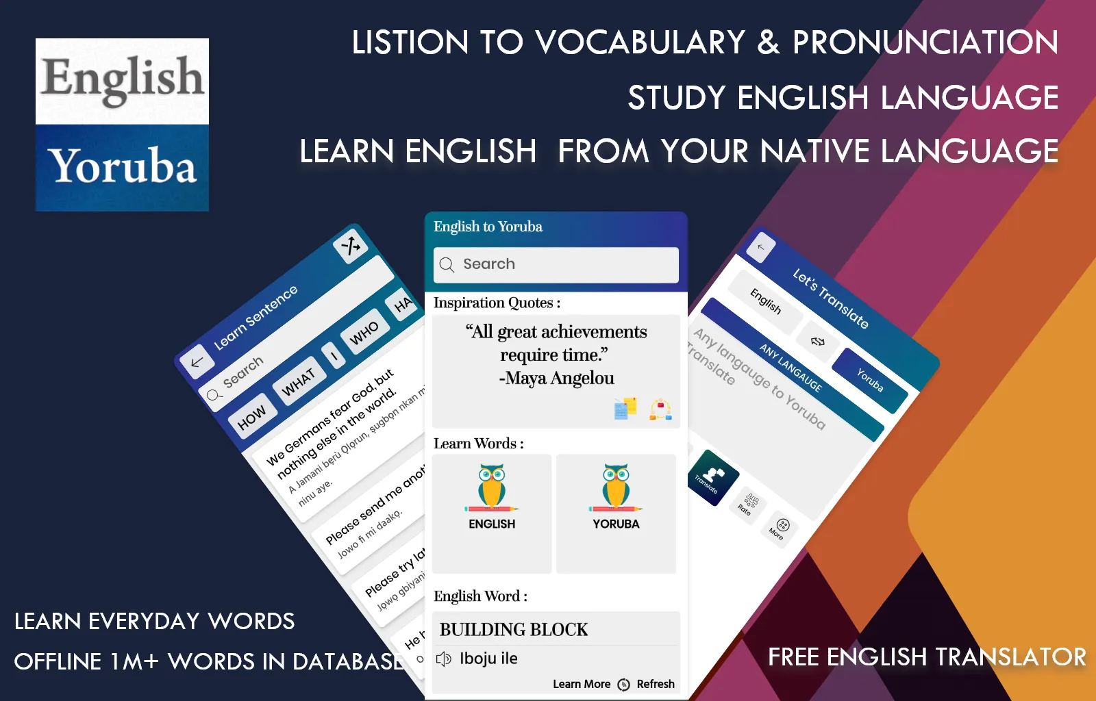 Yoruba English Translator | Indus Appstore | Screenshot