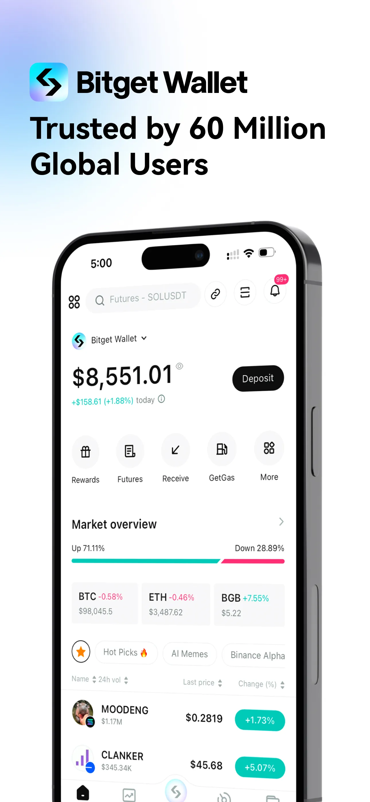 Bitget Wallet: Crypto, Bitcoin | Indus Appstore | Screenshot