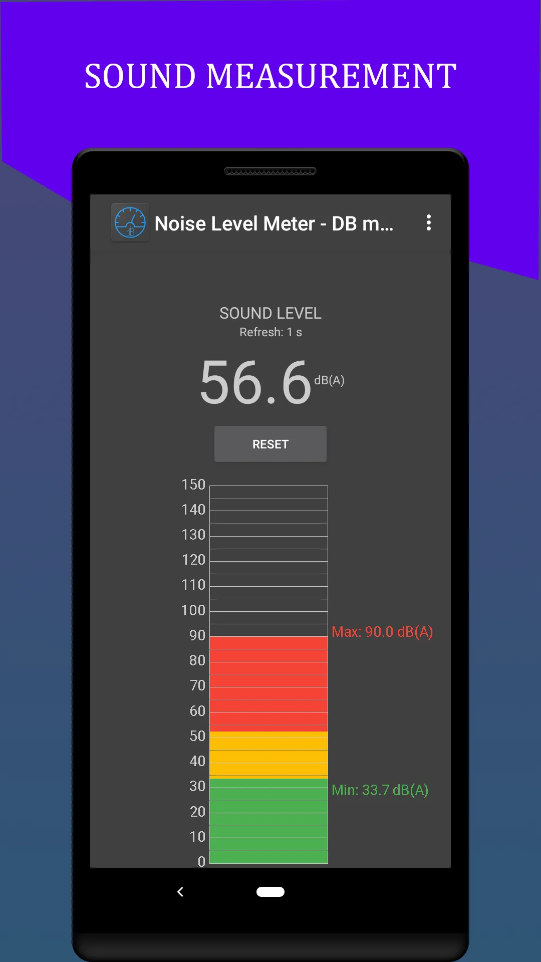 Noise Level Meter - DB meter | Indus Appstore | Screenshot