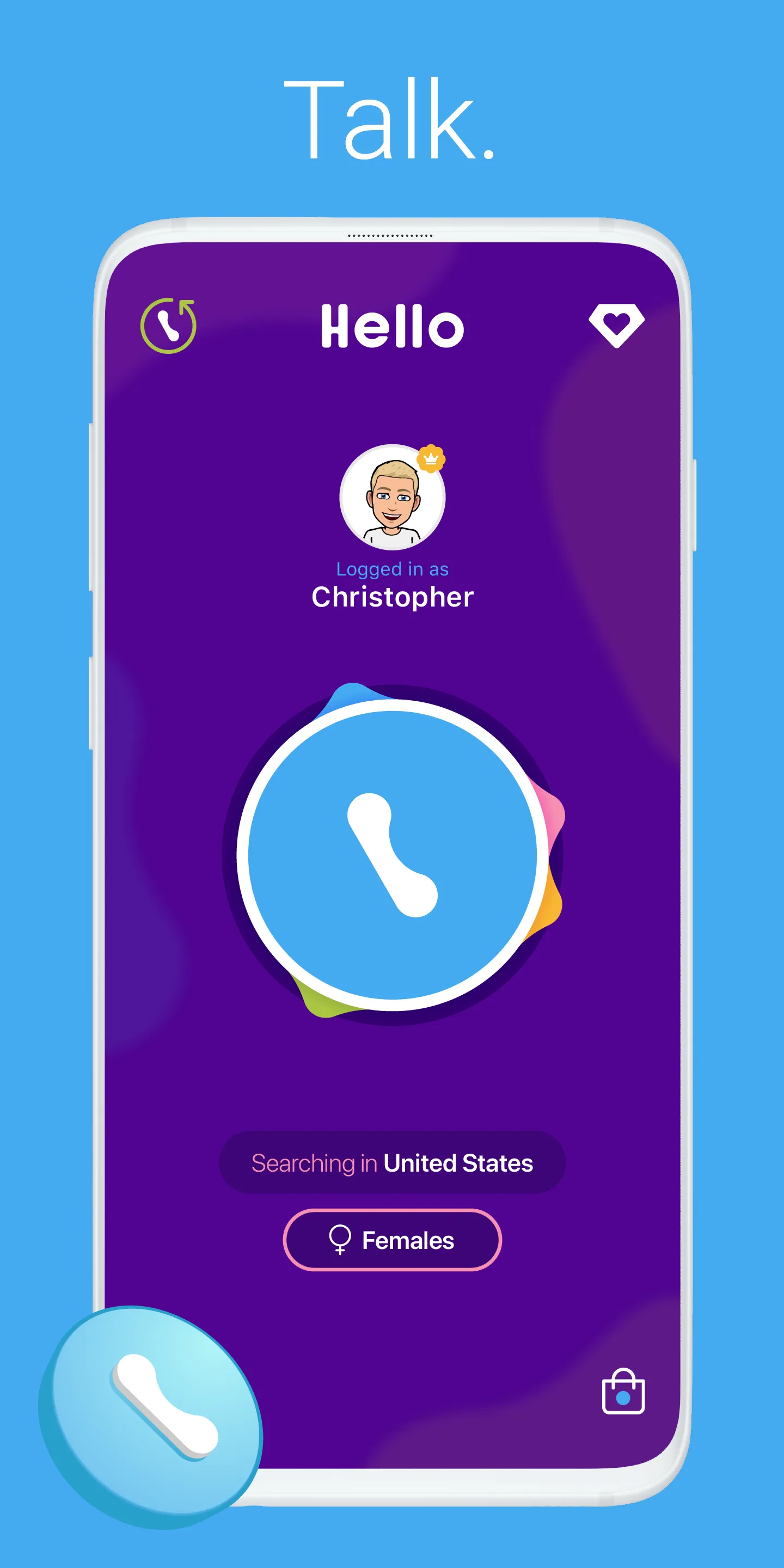 Hello - Talk, Chat & Meet | Indus Appstore | Screenshot