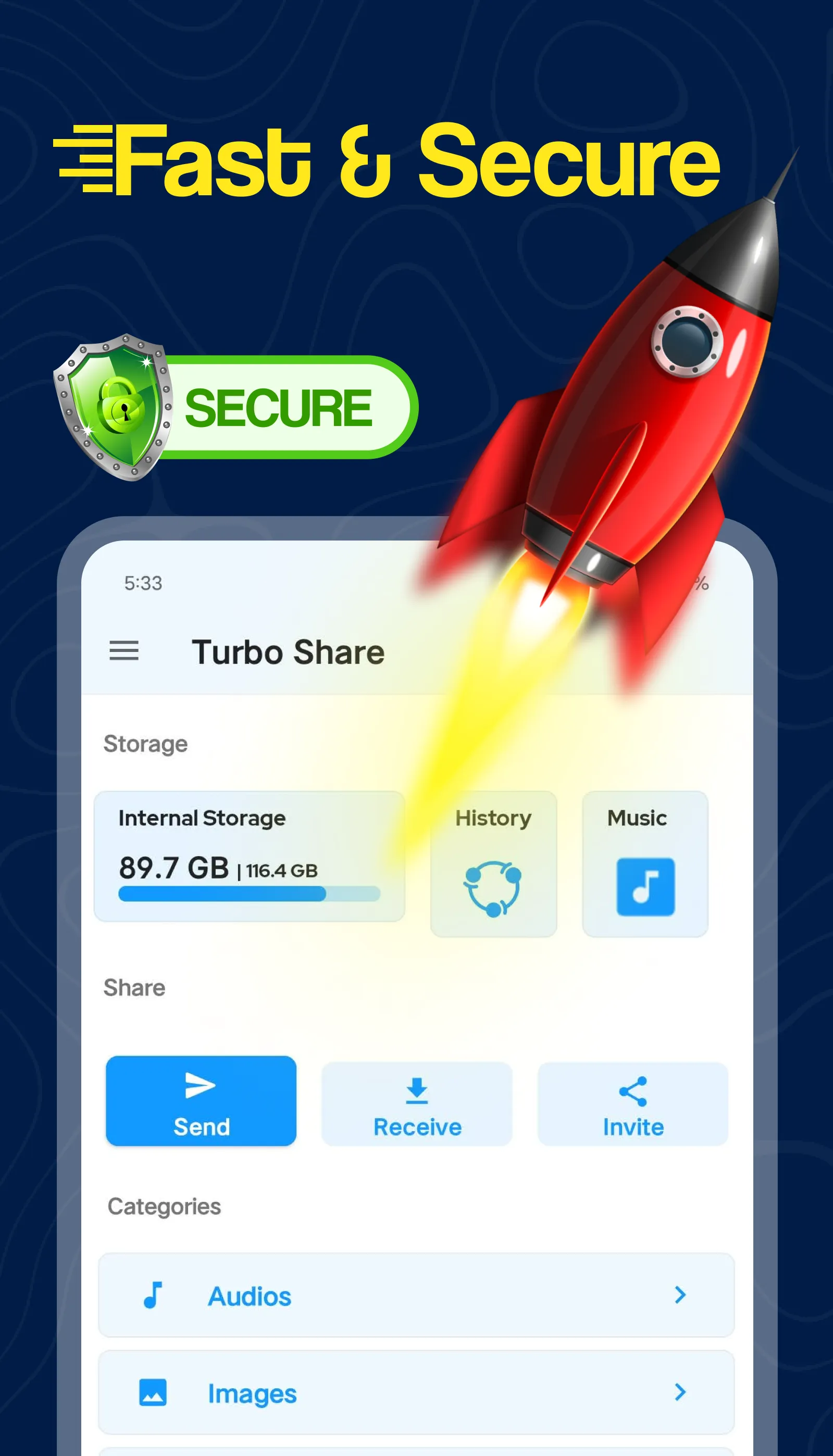 Turbo Share: File Transfer App | Indus Appstore | Screenshot