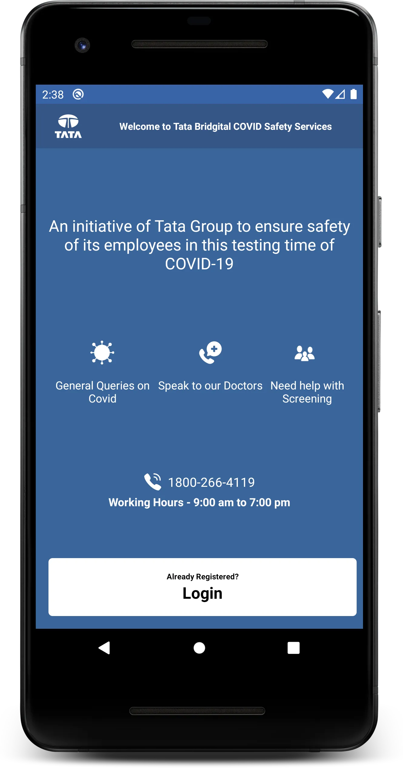 Tata Bridgital Health | Indus Appstore | Screenshot