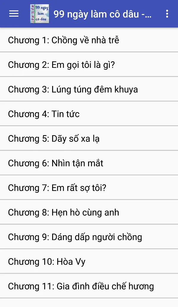 99 ngay lam co dau - Ngon tinh | Indus Appstore | Screenshot