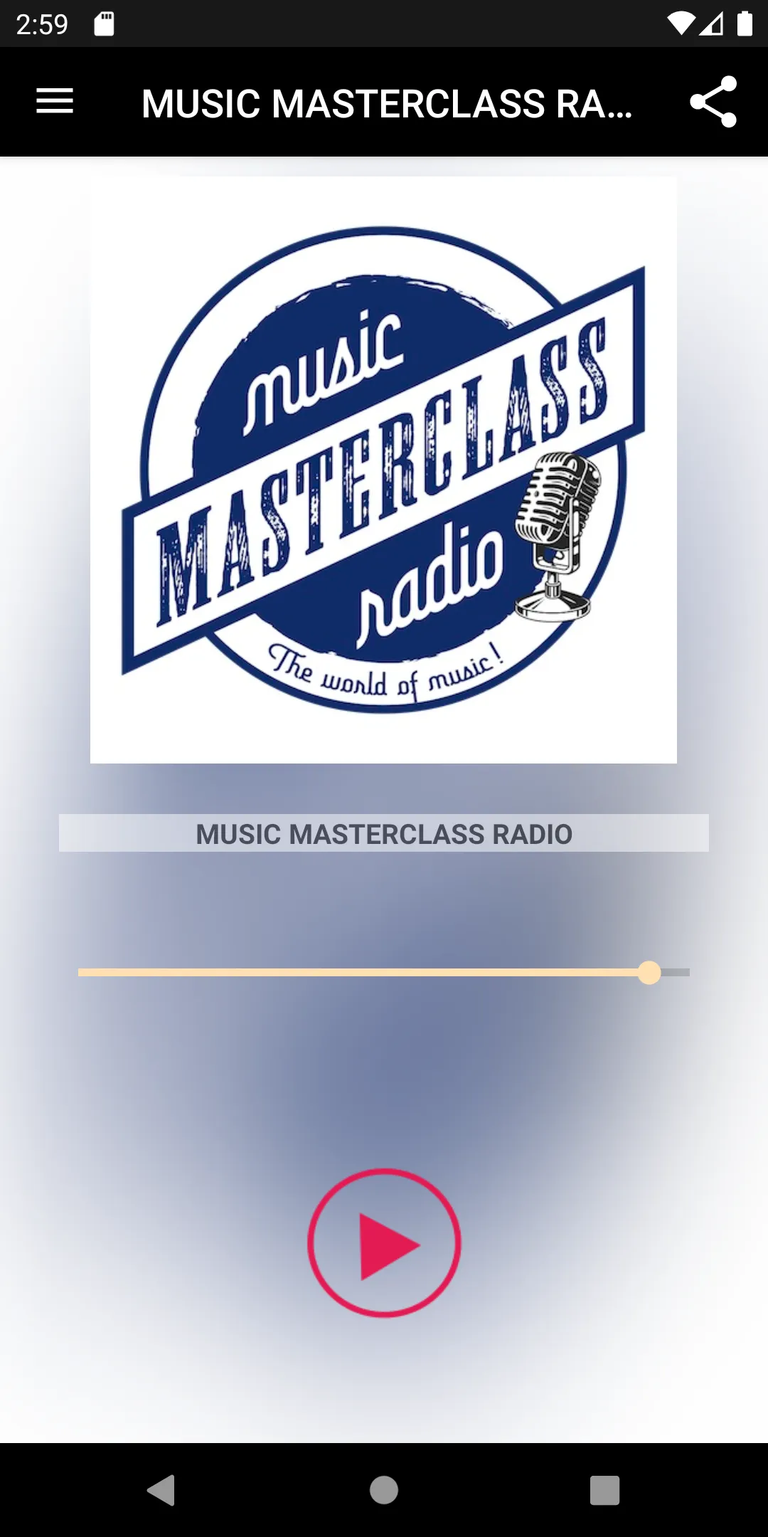 MUSIC MASTERCLASS RADIO | Indus Appstore | Screenshot