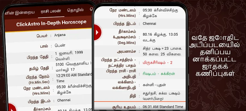 Horoscope in Tamil : Jathagam | Indus Appstore | Screenshot
