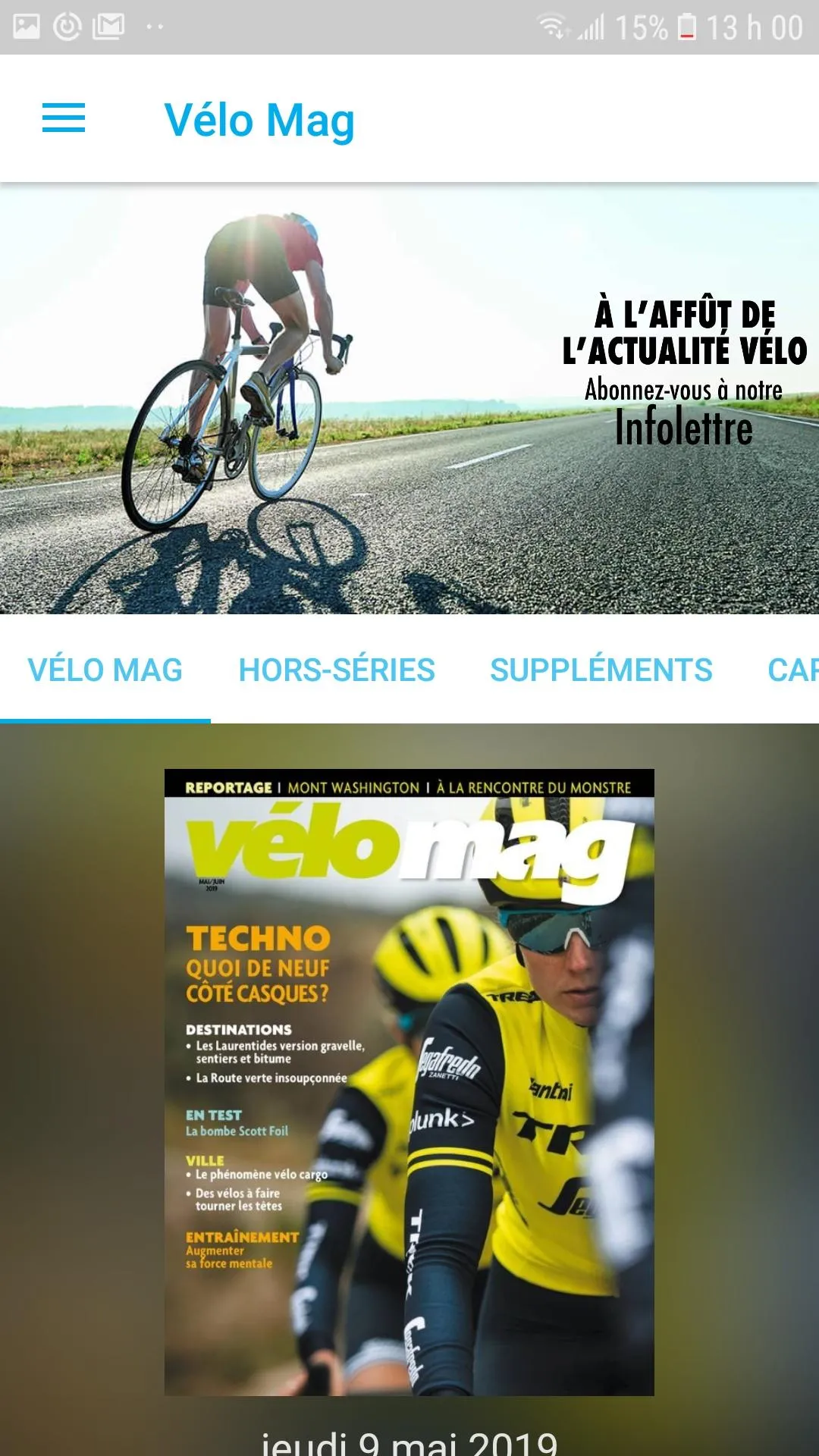 Vélo Mag | Indus Appstore | Screenshot