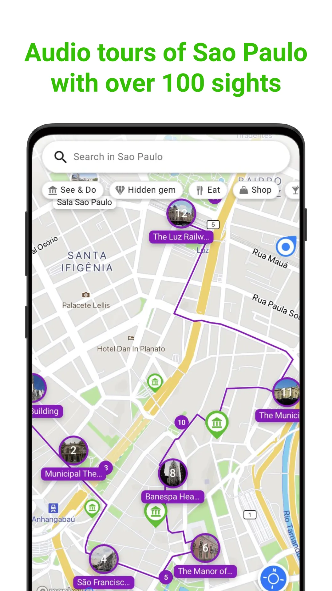 Sao Paulo SmartGuide | Indus Appstore | Screenshot