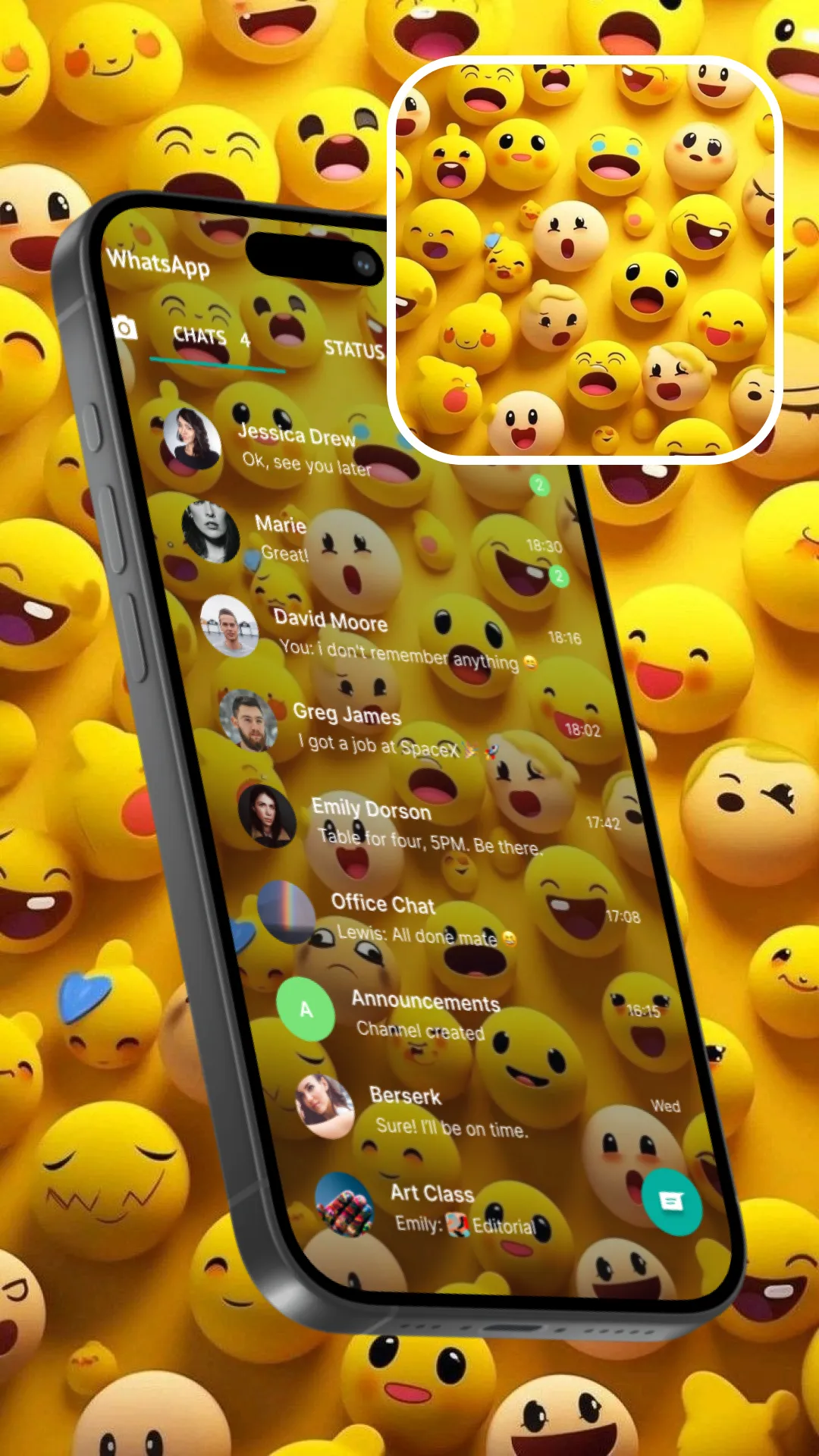 Chat Wallpapers & Status Saver | Indus Appstore | Screenshot