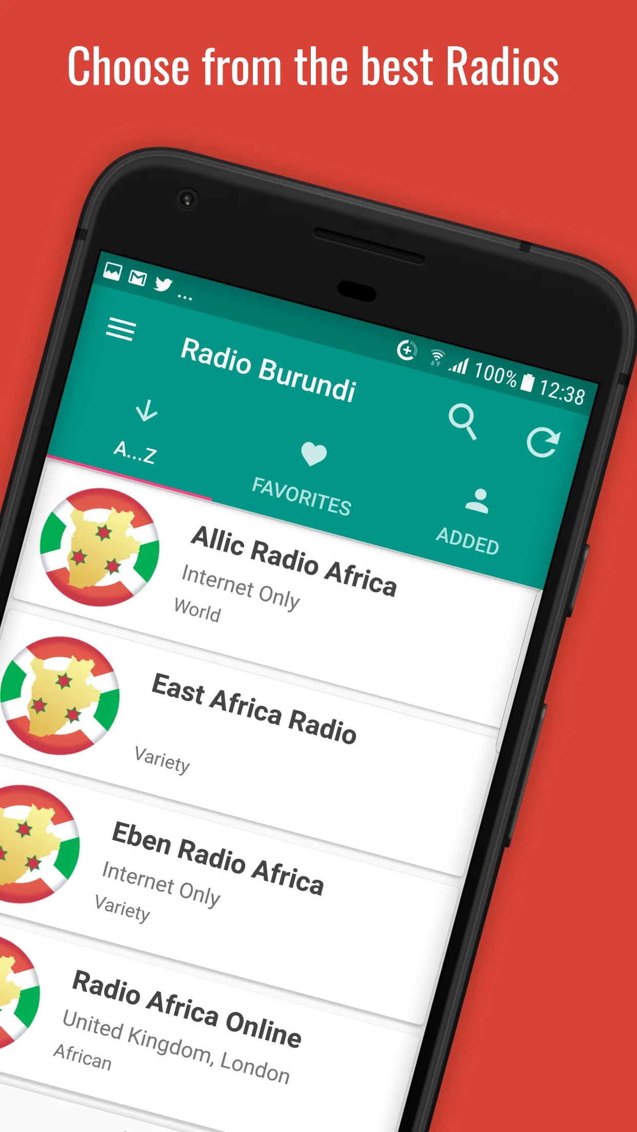 Burundi Radio Stations | Indus Appstore | Screenshot