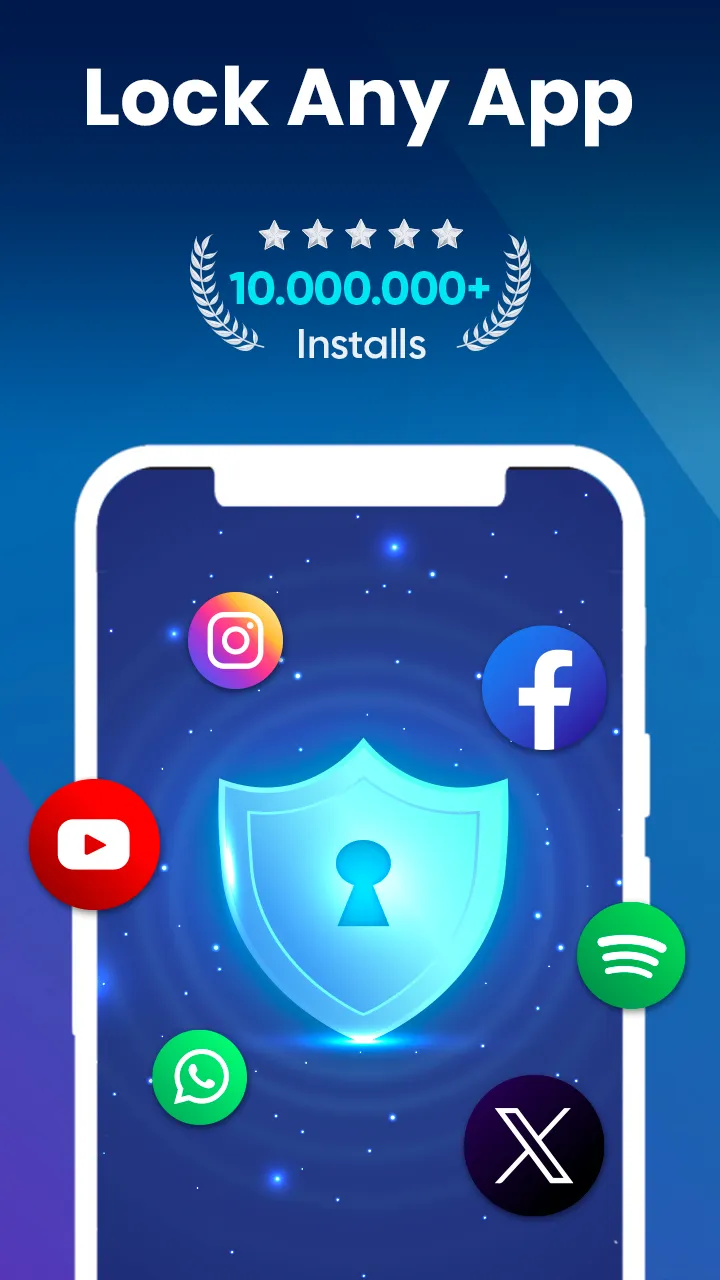 AppLock: Lock apps Fingerprint | Indus Appstore | Screenshot