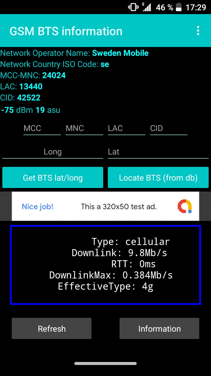 GSM BTS Information | Indus Appstore | Screenshot