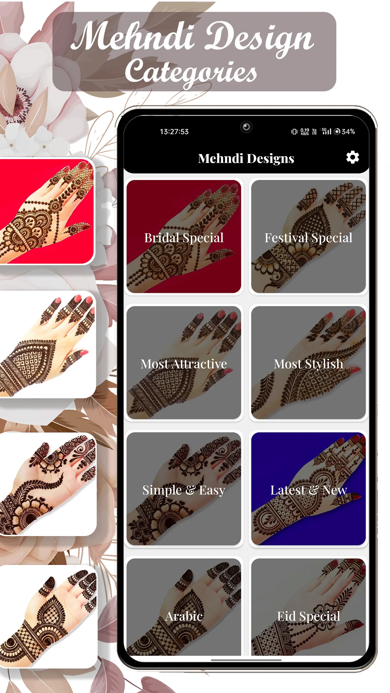 Mehndi Design 2024 | Indus Appstore | Screenshot