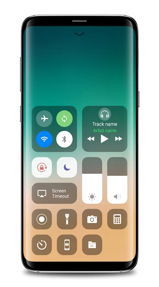 Control Center OS 15 | Indus Appstore | Screenshot