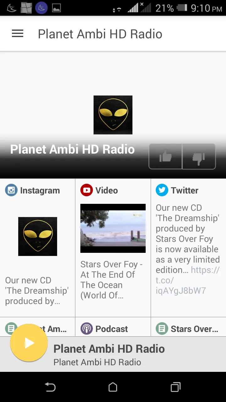 Planet Ambi HD Radio | Indus Appstore | Screenshot