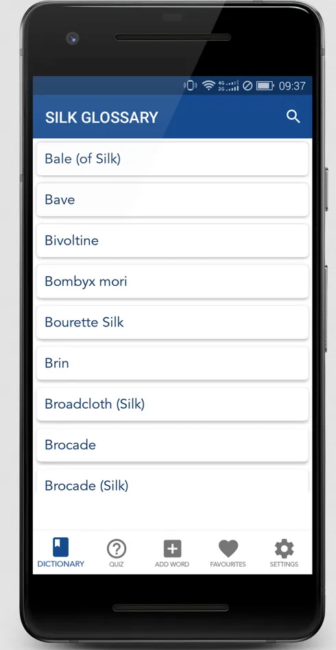 Silk Glossary | Indus Appstore | Screenshot