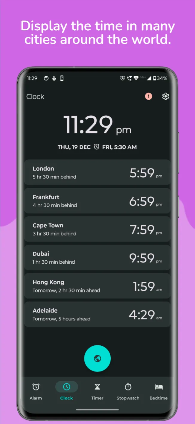 Clock | Indus Appstore | Screenshot