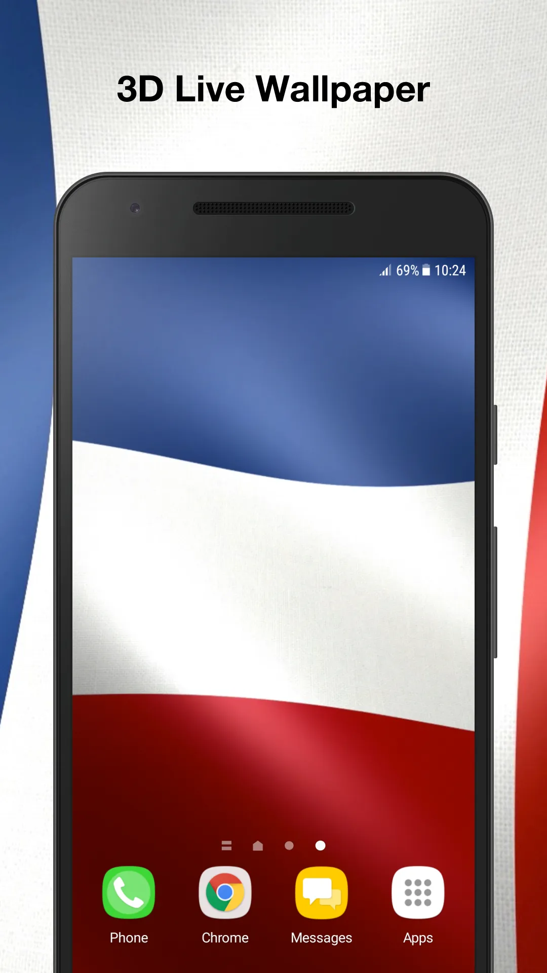 3d France Flag Live Wallpaper | Indus Appstore | Screenshot