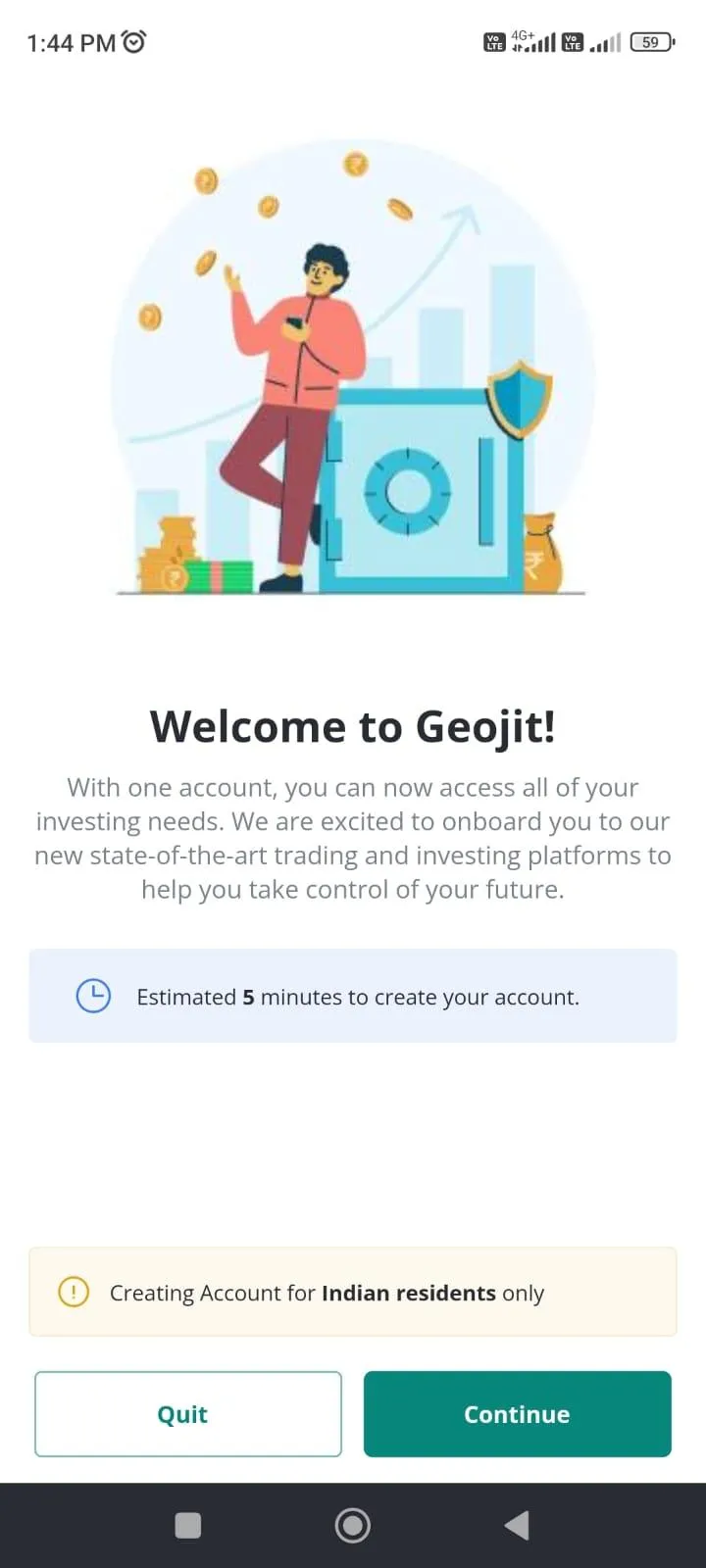 Hello Geojit | Indus Appstore | Screenshot