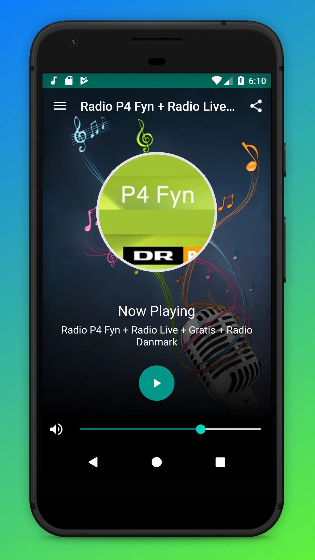 DR Radio P4 Fyn App DK Online | Indus Appstore | Screenshot