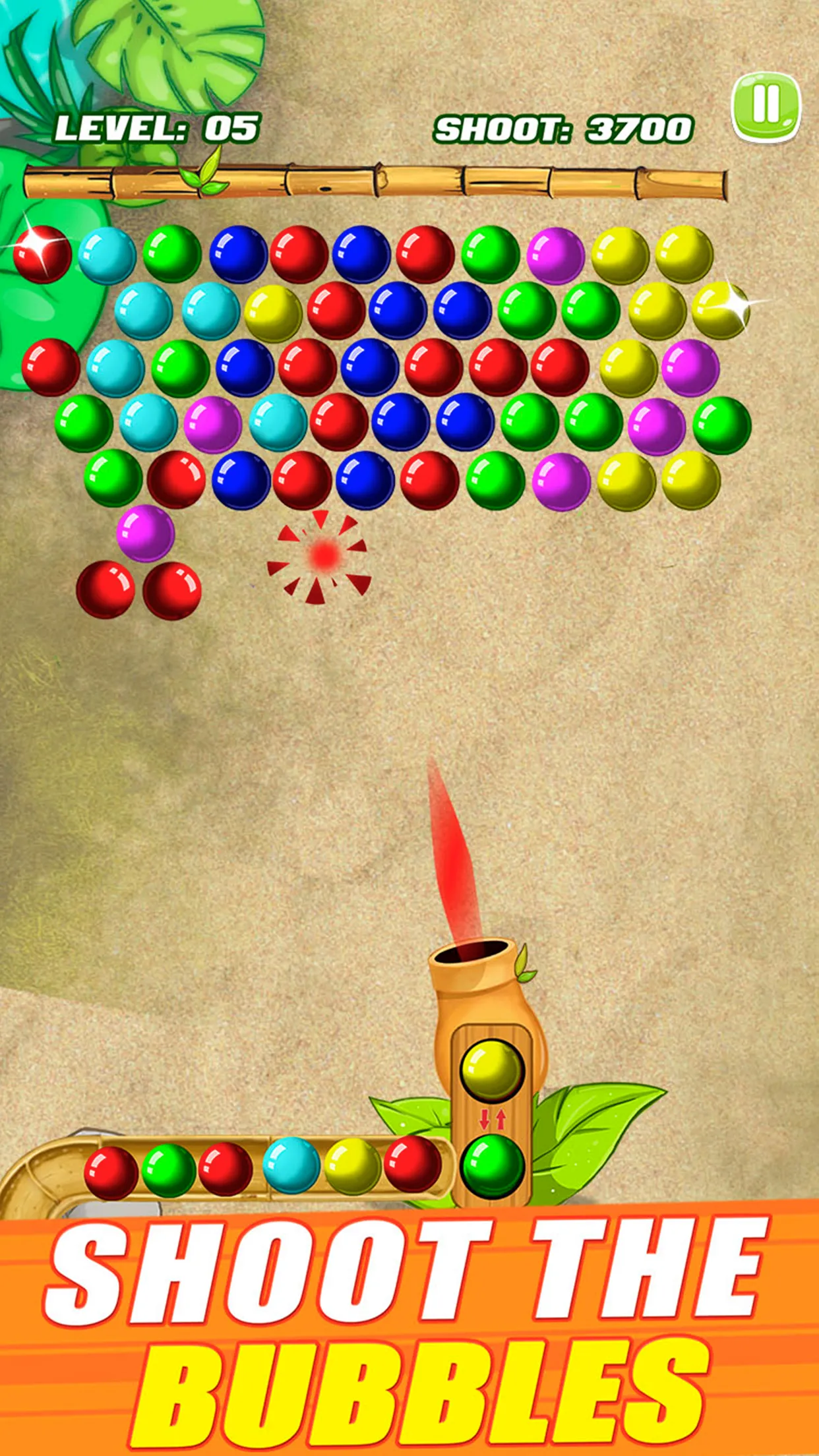 Jungle Shooter Bubble Mania | Indus Appstore | Screenshot