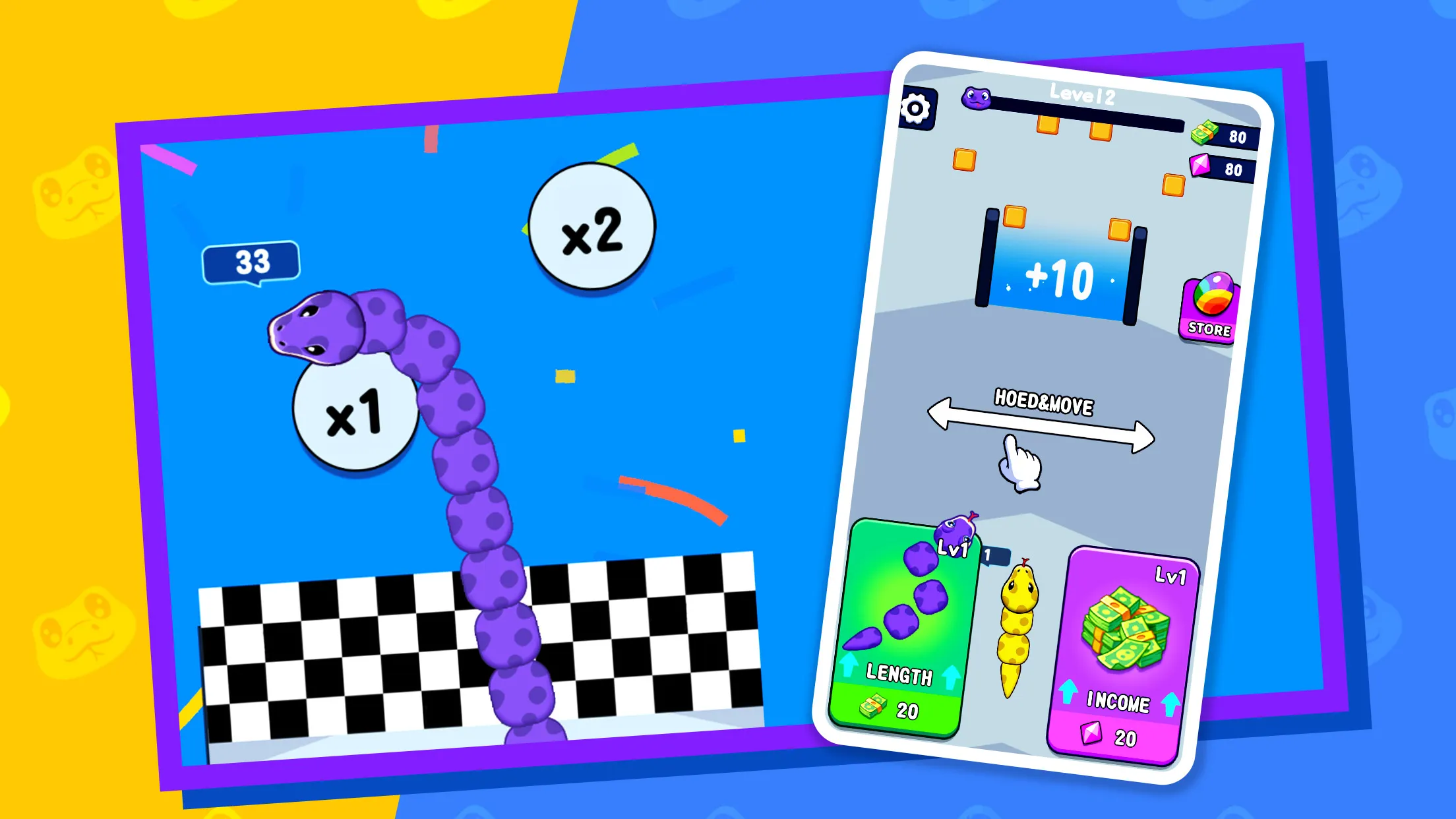 Slither Snake Run: Snake Game | Indus Appstore | Screenshot