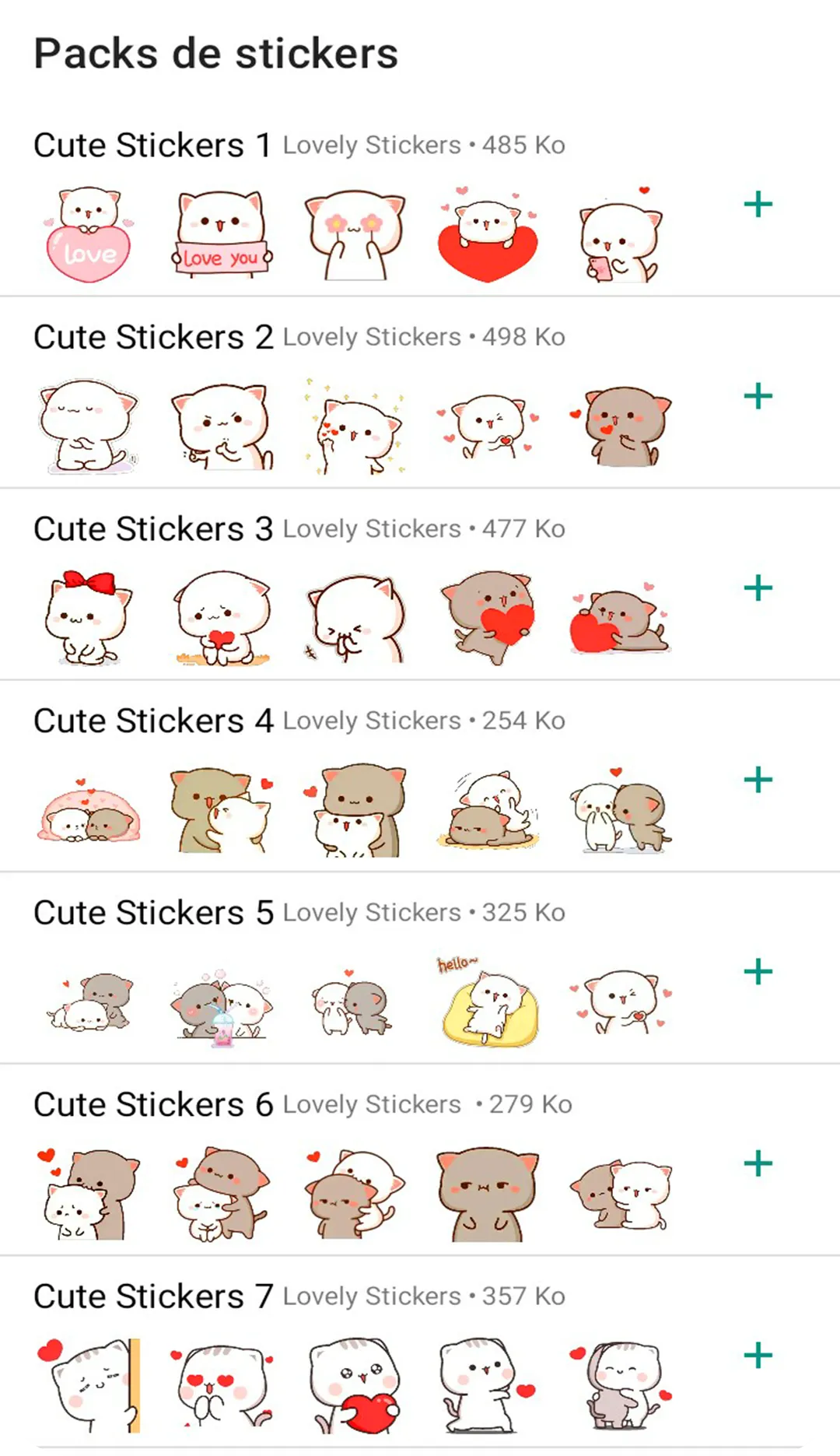 Cute Mochi Sticker - WASticker | Indus Appstore | Screenshot